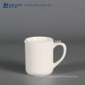 White Bright Handle Porcelain Mug Sublimación